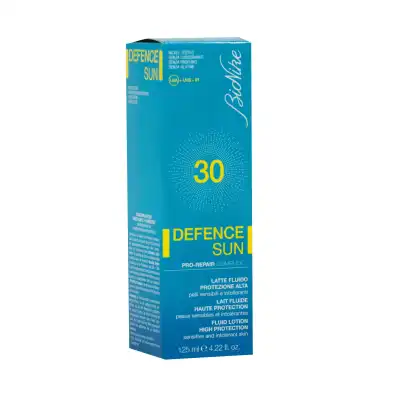 Bionike Defence Sun 30 Lait Fluide Peau Sensible Et Intolérante Fl/125ml à Andernos