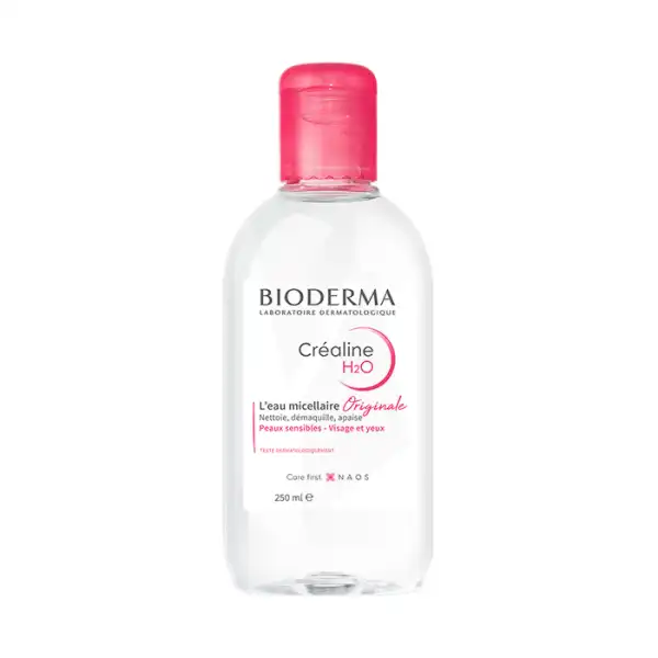 Bioderma Créaline H2o Eau Micellaire Nettoyante Démaquillante Visage & Yeux 250ml