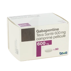 Gabapentine Teva Sante 600 Mg, Comprimé Pelliculé