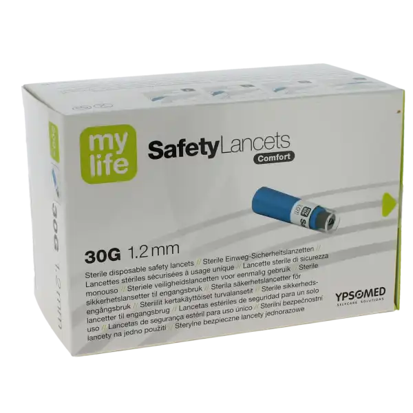 Mylife Safetylancets Auto-piqueur à Usage Unique Confort B/200