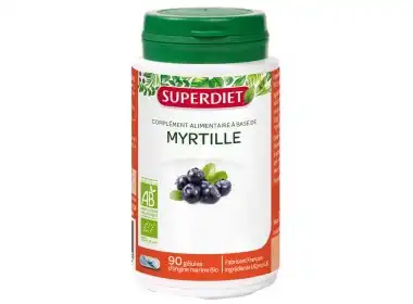 Superdiet Myrtille Bio Gélules B/90 à St Médard En Jalles