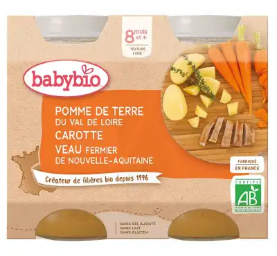 Babybio Pot Pomme De Terre Carotte Veau à Cholet