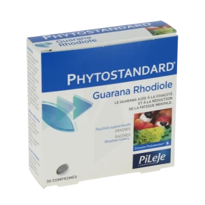 Pileje Phytostandard - Guarana / Rhodiole 30 Comprimés