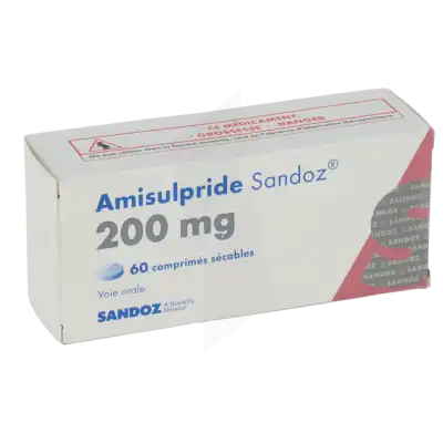 Amisulpride Sandoz 200 Mg, Comprimé Sécable à Bordeaux