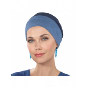 1001 Perruques Go Turban Grey/red