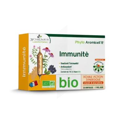 Phyto Aromicell'r Immunité Solution Buvable Bio 20 Ampoules /10ml à Angers