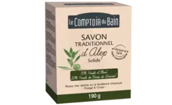 Le Comptoir Du Bain Savon Solide D'alep 190g à LILLE
