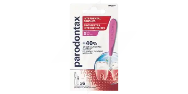 Parodontax Brossette Interdentaire T0 0.40mm B/6
