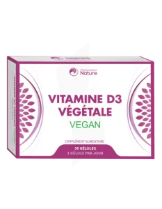 Prescription Nature Vitamine D3 Végétale Bio Gélules B/30