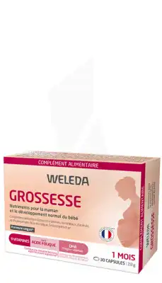 Weleda Complément Alimentaire Grossesse 1 Mois Capsules Boîte De 30 à Angers