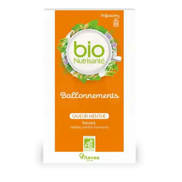 Nutrisante Infusions Bio Tis Ballonnements 20 Sachets