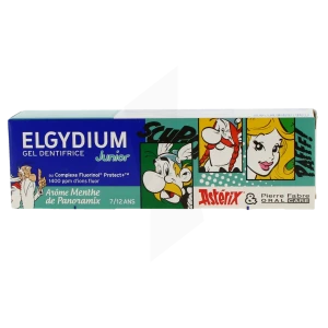 Elgydium Junior Asterix Pâte Dentifrice Menthe Douce T/50ml