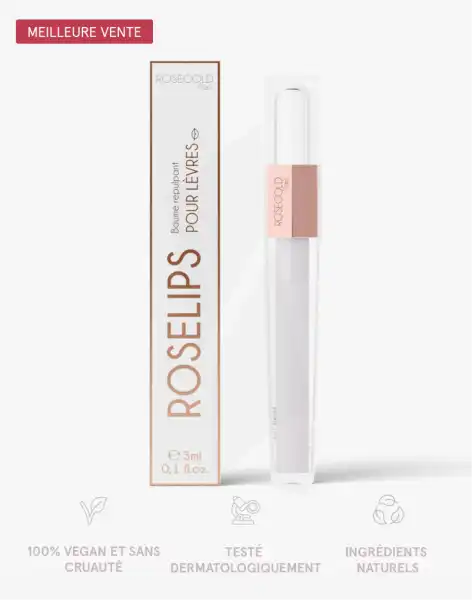 Rosegold Roselips Baume Repulpant Pour Lèvres 3ml