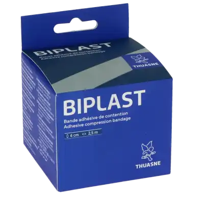 Thuasne Biplast Bande Contention Blanc 6cmx2,5m à Bassens