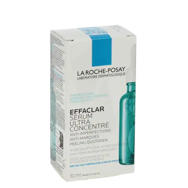 La Roche Posay Effaclar Sérum Visage Anti Imperfections Micro Peeling Peaux Tendance Acnéique Flacon/30ml