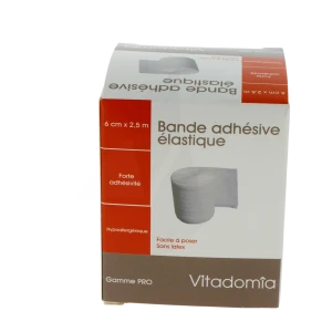 Vitadomia Bande Adhésive élastique 6cmx2,5m