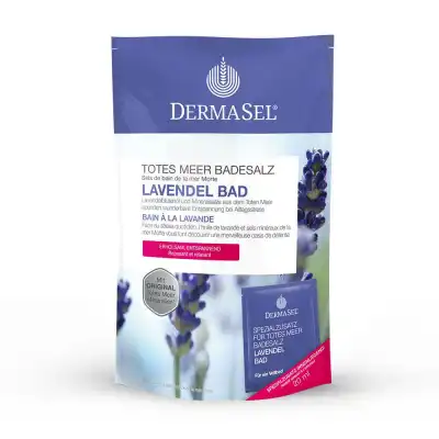 Dermasel Fette Sels De Bain Mer Morte Lavande Sachet/400g à BU