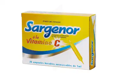 Sargenor A La Vitamine C, Solution Buvable En Ampoule à Saint-Cyprien