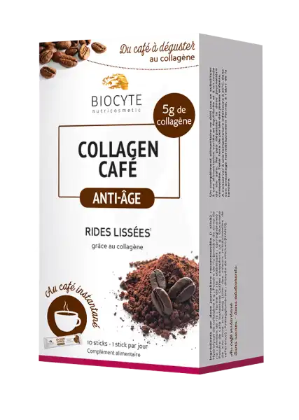 Biocyte Collagen Morning Solution Buvable Café 10 Sticks