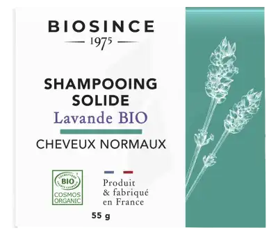 Biosince 1975 Shampooing Solide Lavande Bio Cheveux Normaux 55g à UGINE
