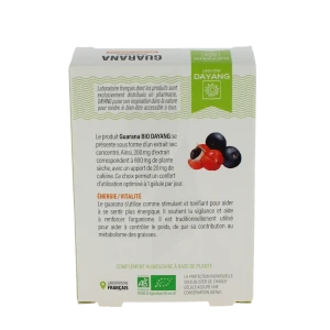 Dayang Guarana Bio 15 Gélules