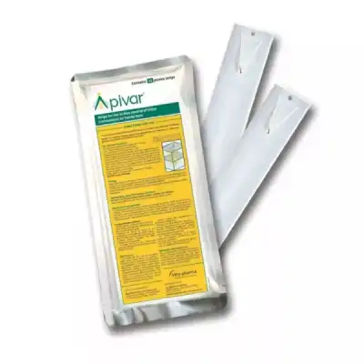APIVAR LANIERES POUR RUCHES A 500 MG D'AMITRAZ, Lanière