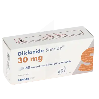 Gliclazide Sandoz 30 Mg, Comprimé à Libération Modifiée à Bordeaux