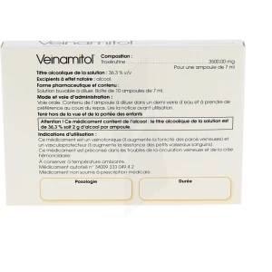 Veinamitol 3500 Mg/7 Ml, Solution Buvable à Diluer