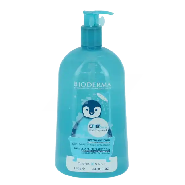 Abcderm Moussant Gel Nettoyant Bébé Fl Pompe/1l