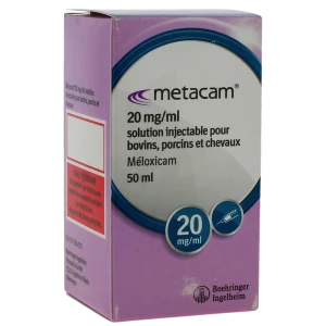 Metacam 20 Mg/ml Solution Injectable Pour Bovins, Porcins Et Chevaux, Solution Injectable