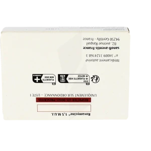 Rovamycine 1 500 000 Ui, Comprimé Pelliculé