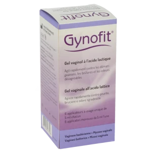 Gynofit Gel Vaginal à L'acide Lactique 6unidoses/5ml