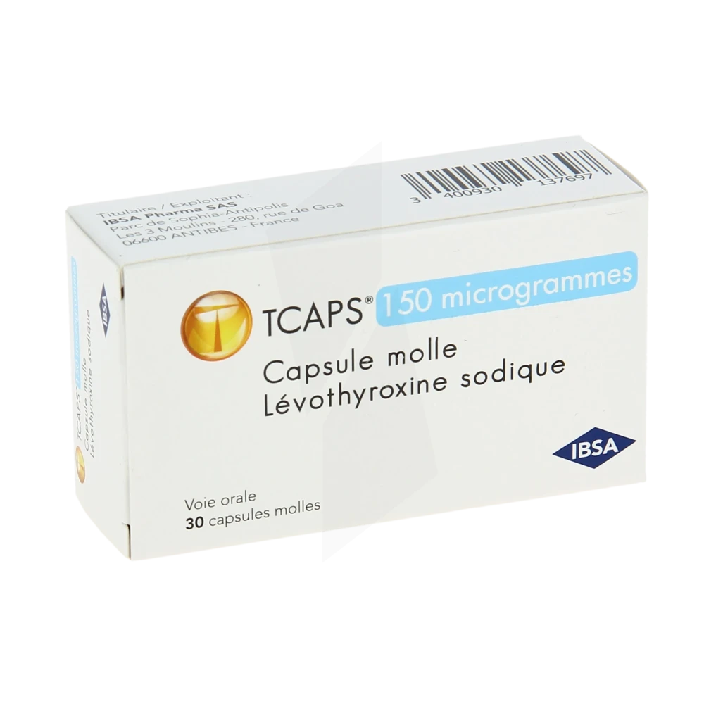 Tcaps 150 Microgrammes, Capsule Molle