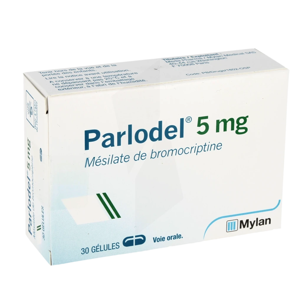 Parlodel 5 Mg, Gélule