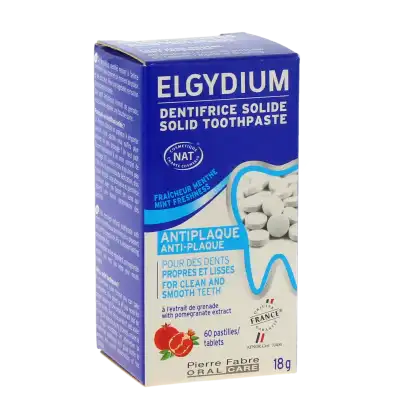 Elgydium Antiplaque Dentifrice Solide En Comprimé Boîte De 60 à Balaruc-les-Bains