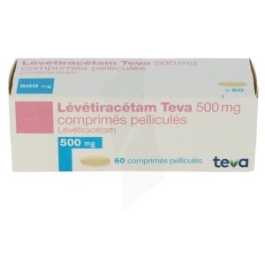 Levetiracetam Teva 500 Mg, Comprimé Pelliculé