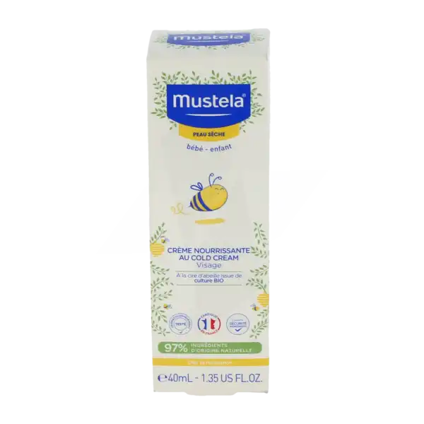 Mustela Bebe Enfant Crème Nourrissante Cire D'abeille T/40ml