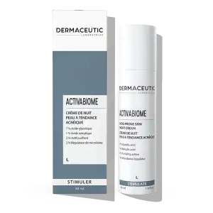 Dermaceutic Activabiome Crème De Nuit Peau à Tendance Acnéique 40ml à ANGLET