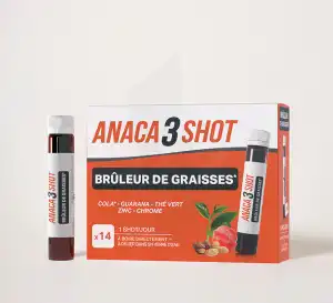 Anaca3 Shot Brûleur De Graisses Boisson 14 Fl/25ml à Luxeuil-les-Bains