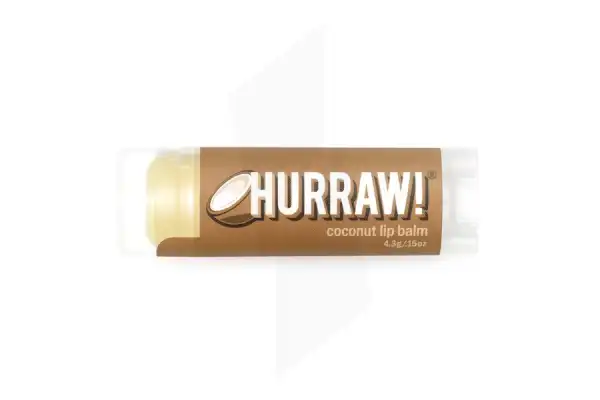 Hurraw! Baume à Lèvres Noix De Coco Stick/4,3g