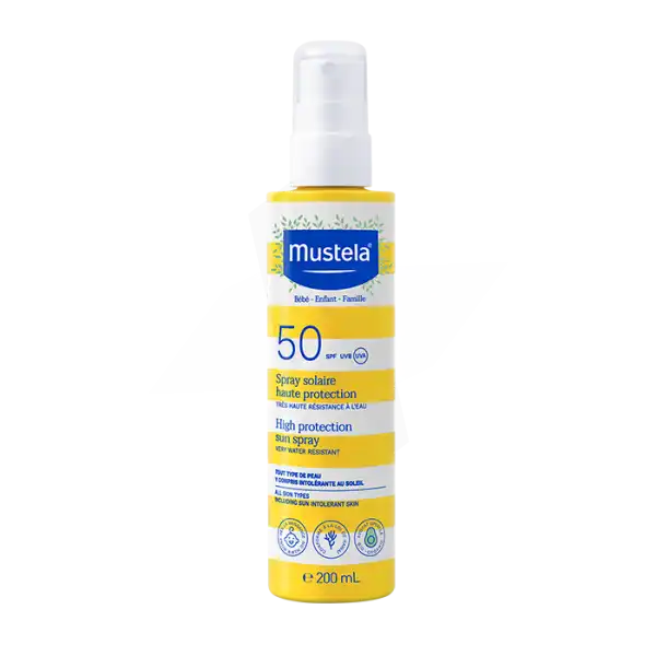 Mustela Spray solaire SPF50 Famille 200 ml