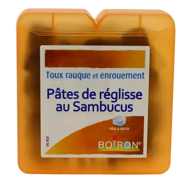Boiron Pates De Reglisse Au Sambucus, Pâte à Sucer