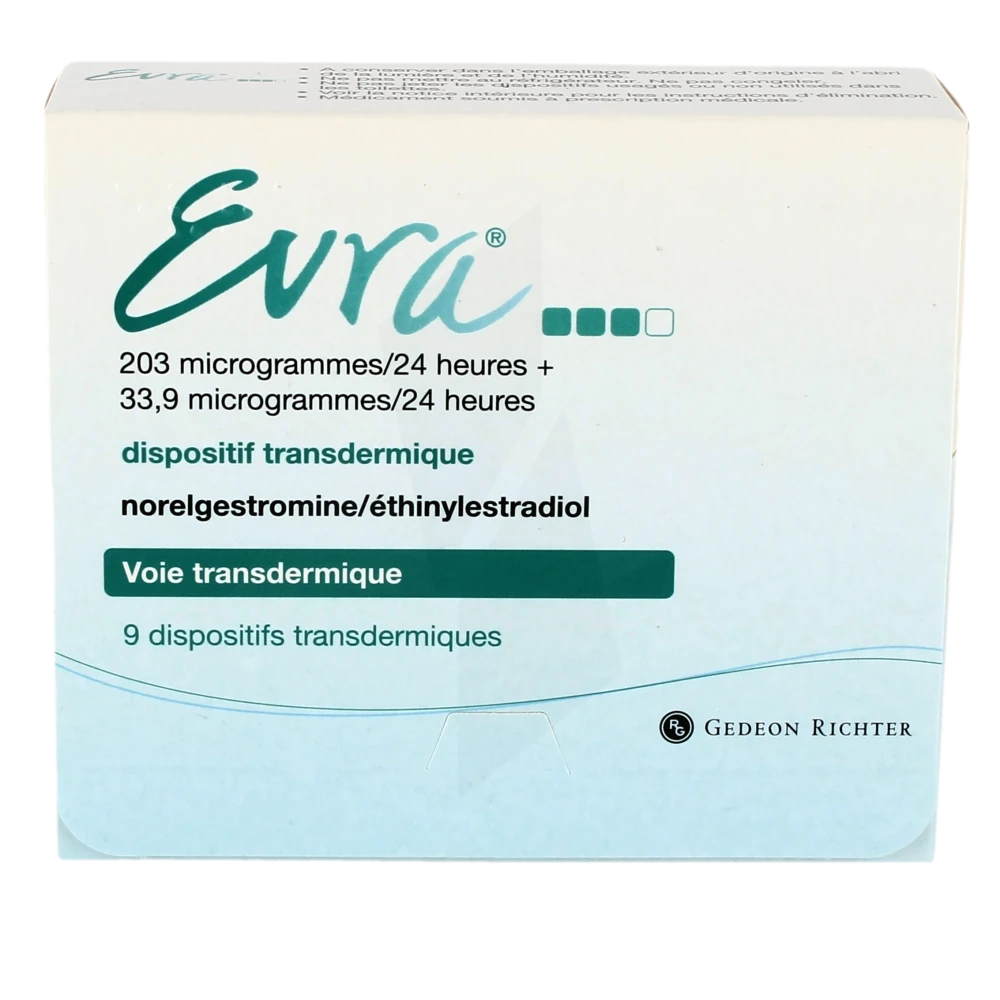 Pharmacie du Marché - Médicament Evra 203 Microgrammes/24 Heures + ...