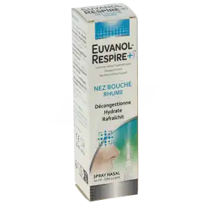Euvanol Respire+ Nez Bouché Rhume Spray Nasal à SAINT-SAENS
