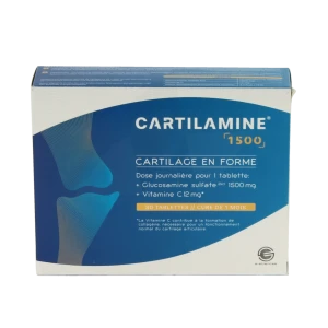 Cartilamine 1500mg Tablettes Articulations B/30