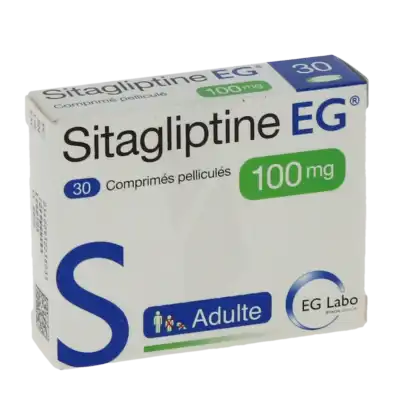Sitagliptine Eg 100 Mg, Comprimé Pelliculé à Abbeville