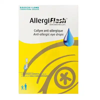 Allergiflash 0,05 %, Collyre En Solution En Récipient Unidose à CLERMONT-FERRAND