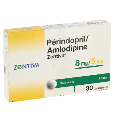 Perindopril/amlodipine Zentiva 8 Mg/5 Mg, Comprimé à PEYNIER
