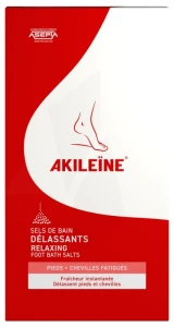 Akileine Soins Rouges Sels De Bain Délassant Fraîcheur Instantanée 2sachets/150g