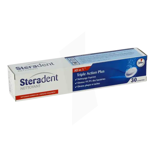 Steradent Cpr Eff Triple Action T/30